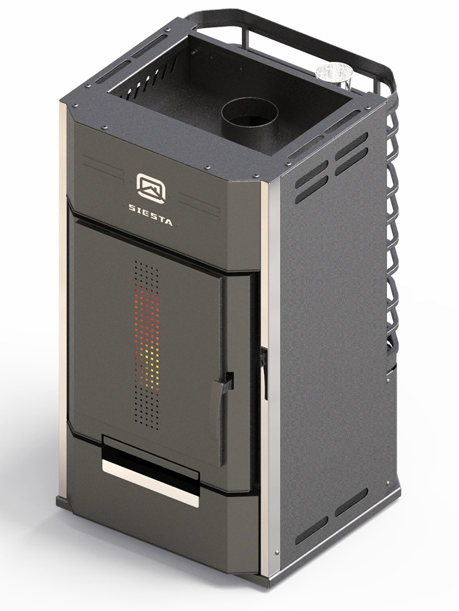 Печь для бани с комбинированной каменкой  Сиеста-16 (2.0) - Теплодар