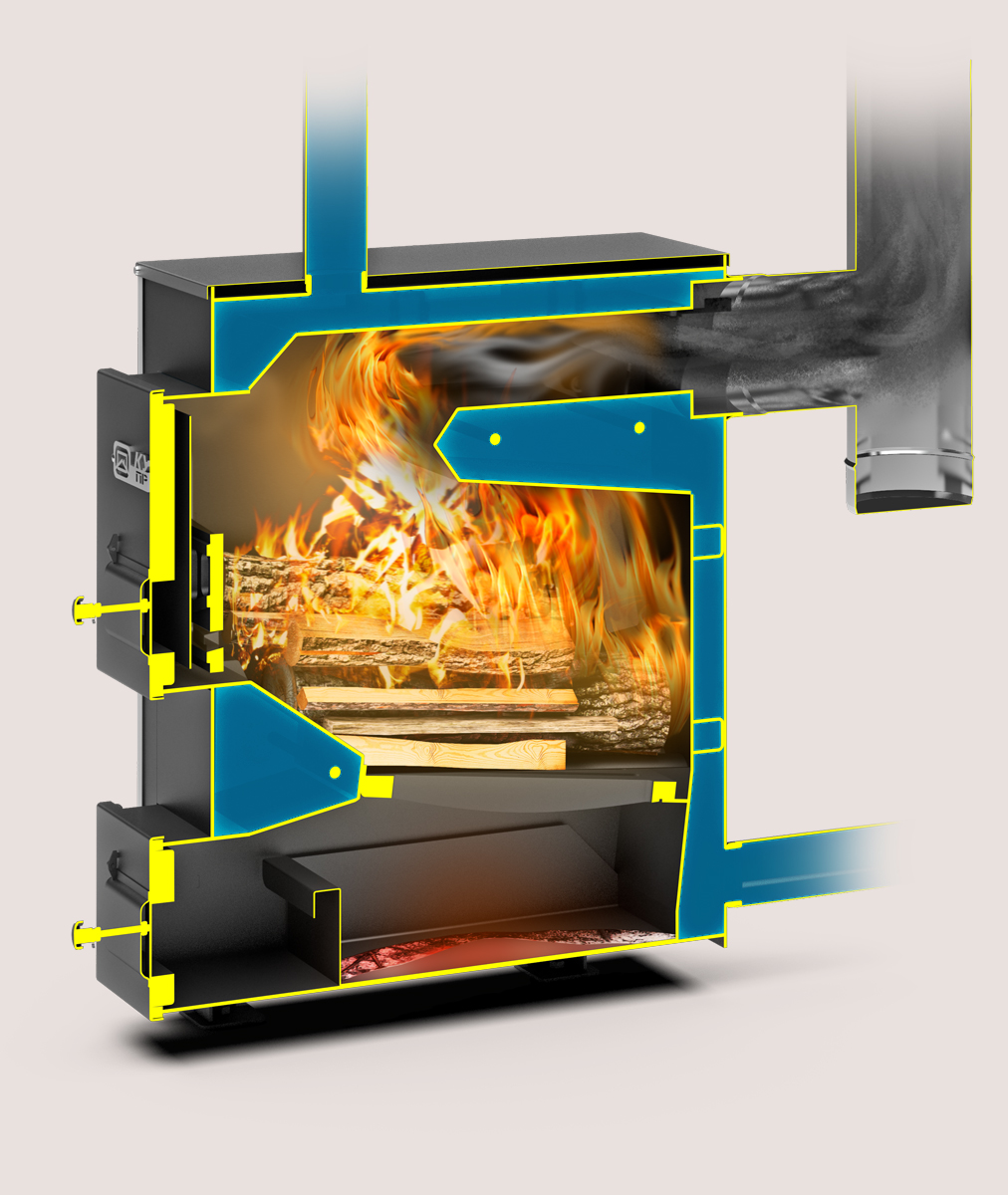 Твердотопливный котел Куппер ПРАКТИК-14 (1.1) - Теплодар