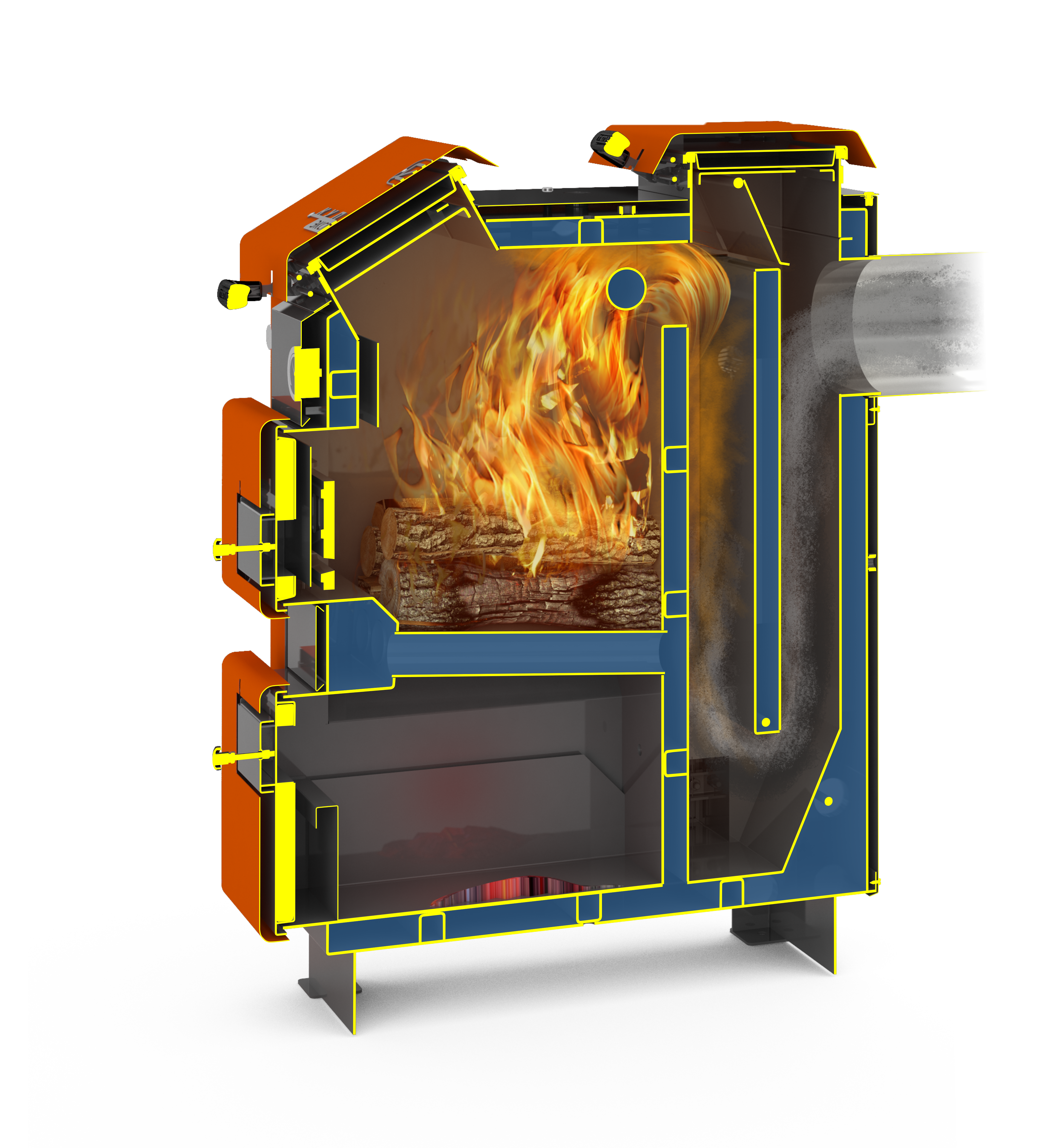Твердотопливный котел Куппер ЭКСПЕРТ-15 (2.0) - Теплодар