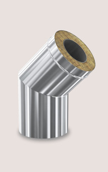 Колено-сэндвич 45 d115/200 Профи - Теплодар