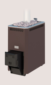 Печь для бани с комбинированной каменкой  Кузбасс-20 ТК (2018) - Теплодар